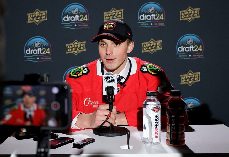 На драфте НХЛ вторым номером выбрали белорусского хоккеиста Левшунов