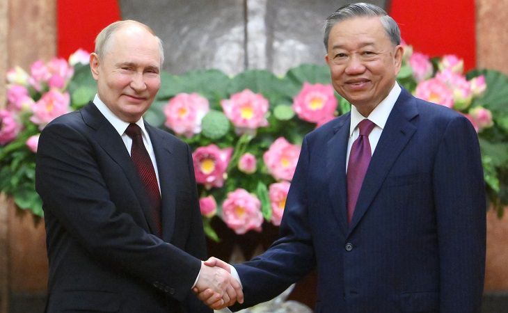 Стало известно, за что Путин поблагодарил вьетнамского коллегу Путин