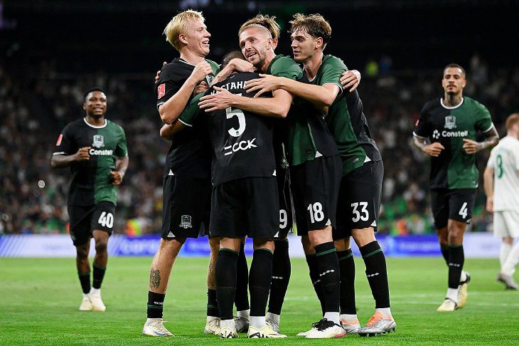 Футбол. Кубок России. Автогол решил судьбу матча «Краснодар» - «Ахмат» футбол