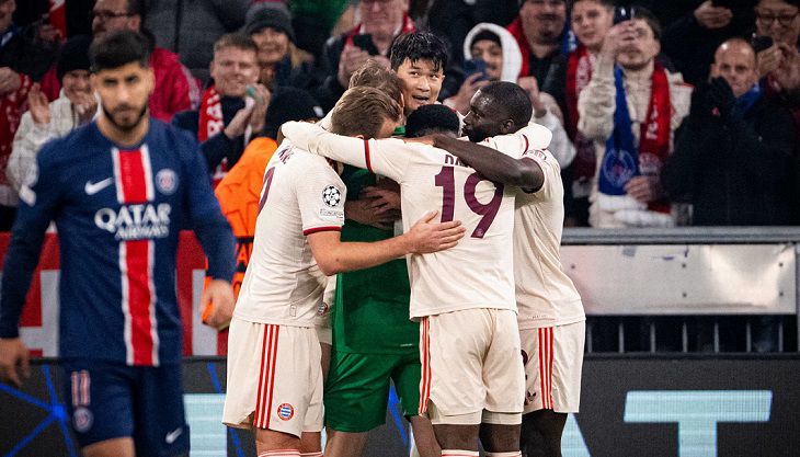 Футбол. Лига чемпионов. В Мюнхене сразились «Бавария» и ПСЖ футбол