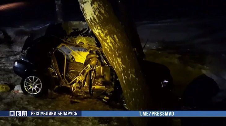 Две несовершеннолетние белоруски погибли в ДТП на Витебщине, еще 3 человека в больнице дтп