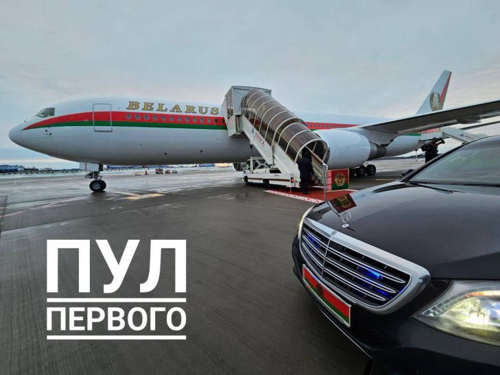 Лукашенко направился с рабочим визитом в Оман: запланированы переговоры самолёт