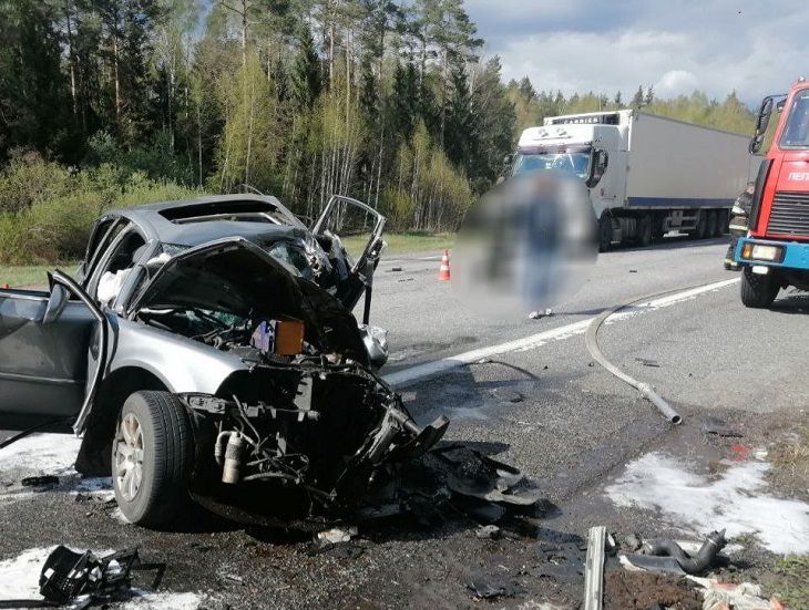 Один погиб, трое, включая детей, ранены. Смертельная авария произошла в Лепельском районе дтп