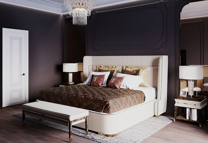 От этого зависит качество сна и настроение. Выбираем цвет для стен в спальне спальня