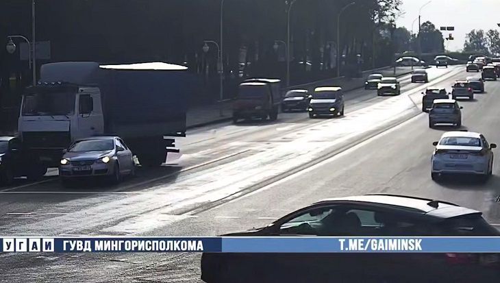 Неисправные тормоза МАЗа привели к массовому ДТП в Минске дтп