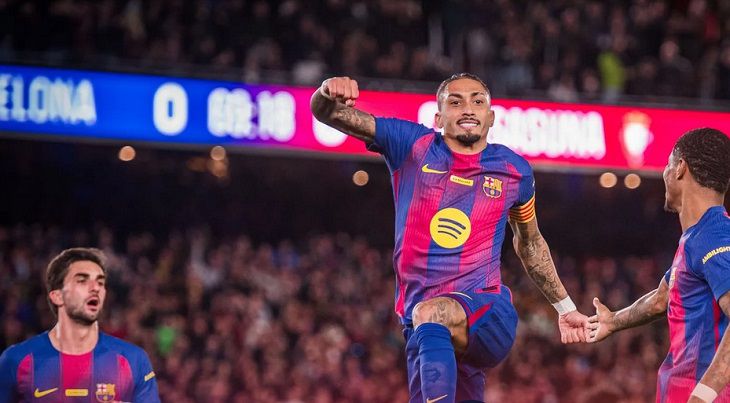Дубль Рафиньи обеспечил «Барселоне» очередную победу в Ла Лиге футбол