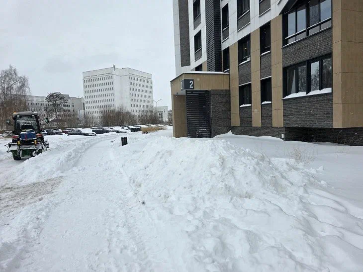 На уборку снега в Минске вышли 83 единицы техники и 1 500 работников Снег