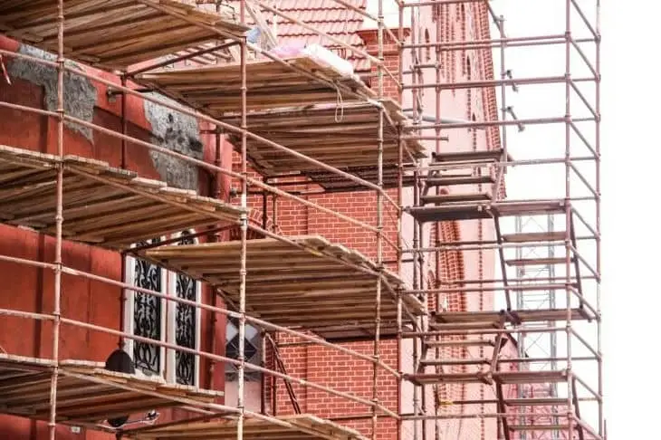 Музей в виде карты Беларуси: стройка Национального исторического музея в Минске вышла на финишную прямую Леса