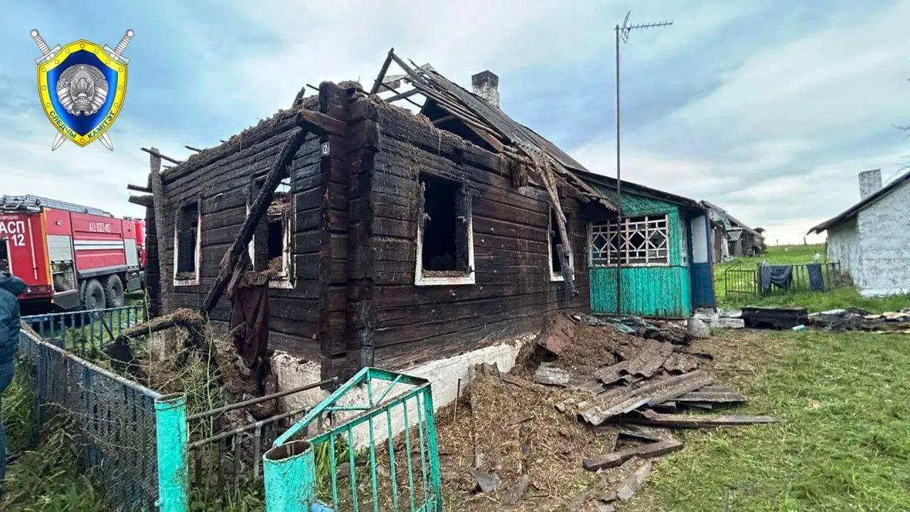 СК устанавливает обстоятельства гибели двух мужчин под Вороново сгоревший дом