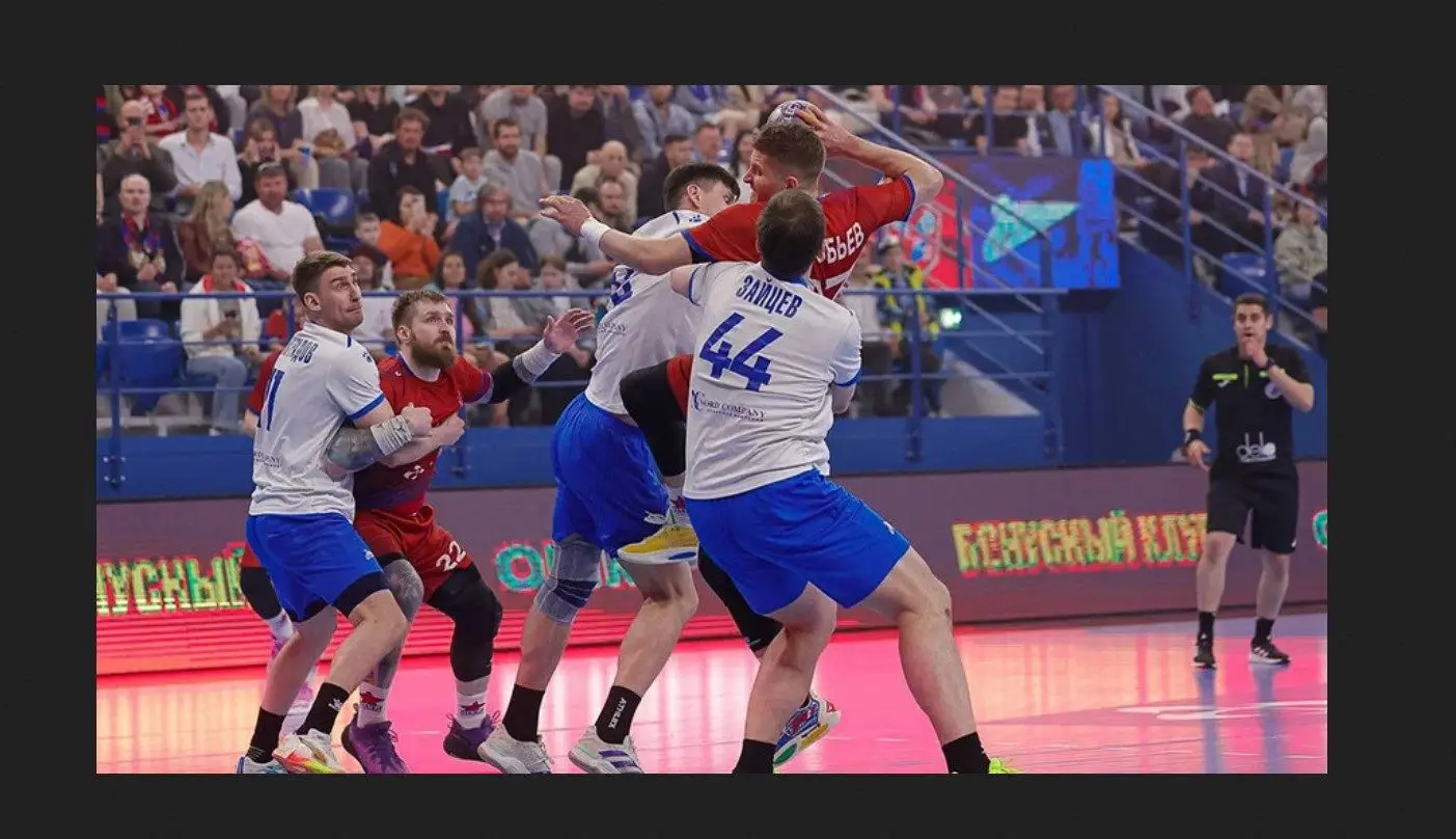 Белорусские гандболисты стали чемпионами России гандбольный матч
