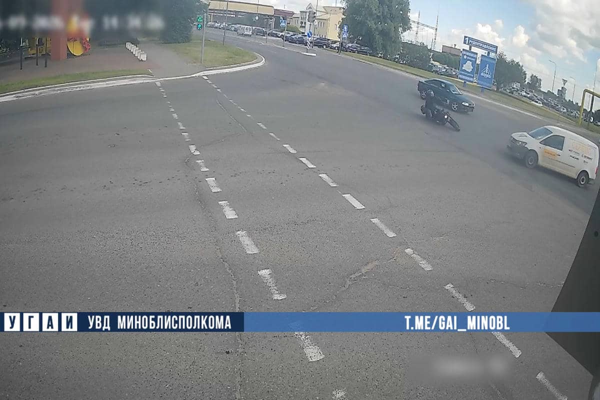 Мотоциклист не выжил в ДТП в Солигорске