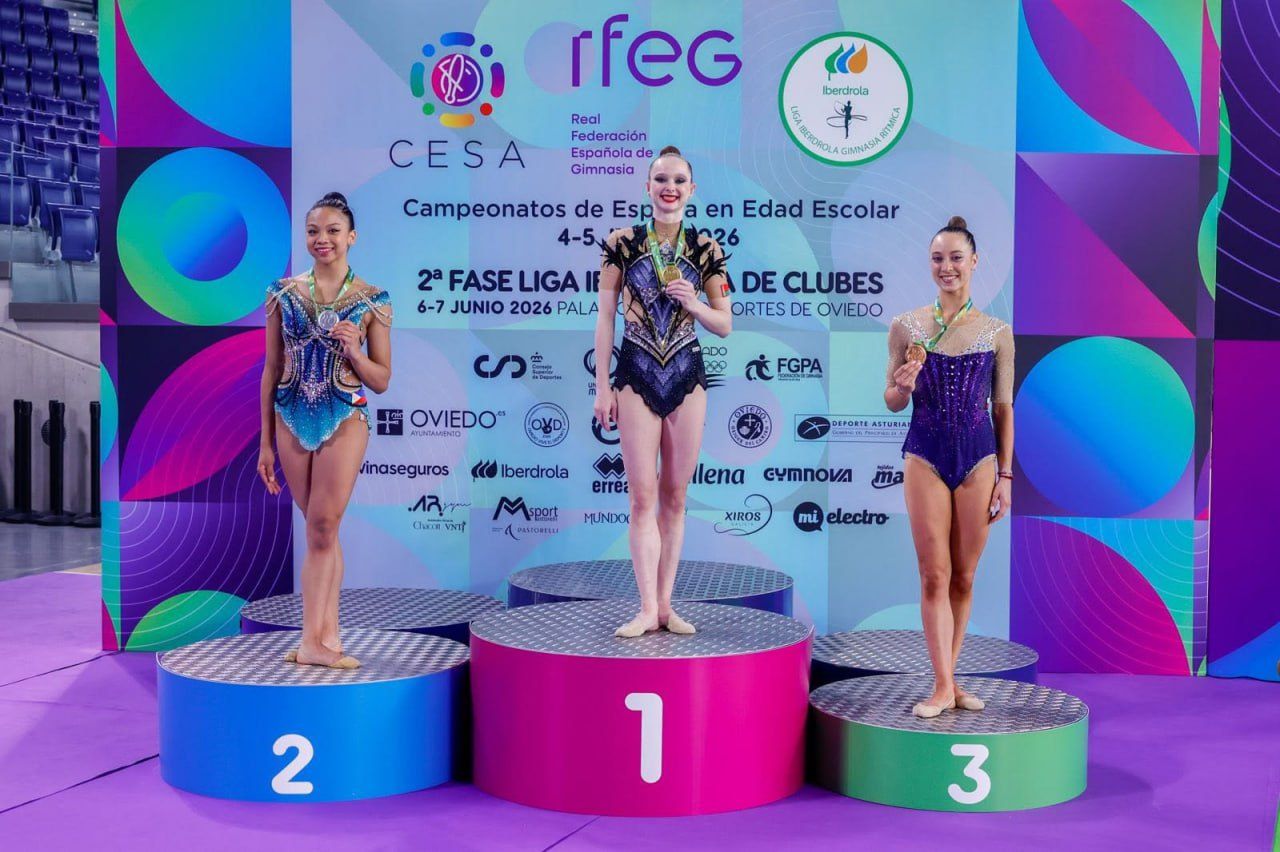 Белоруски-гимнастки стали призерами этапа клубного чемпионат