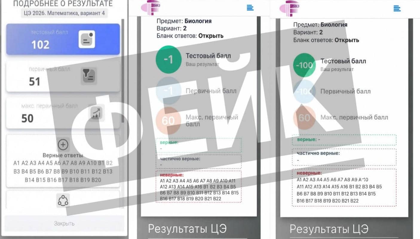 В РИКЗ предупредили о фейковых результатах ЦЭ, гуляющих по Сети Фейковые результаты