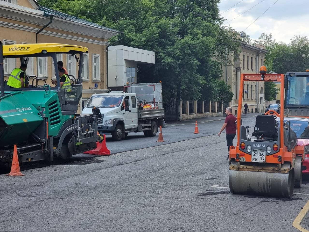 370 тыс. кв. м отремонтировано. Как идёт ремонт дорог в Минске Дорожная техника