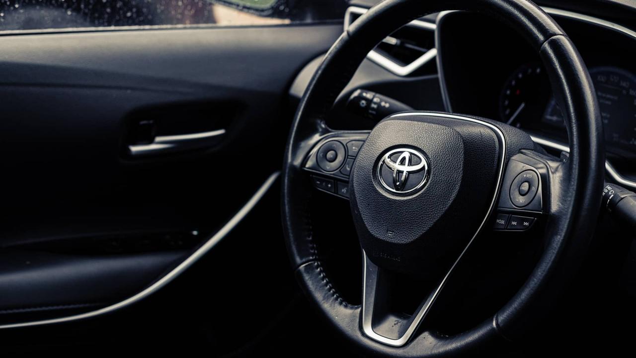 Первое место в рейтинге автопроизводителей по версии CPCA заняла Toyota Автомобильный руль