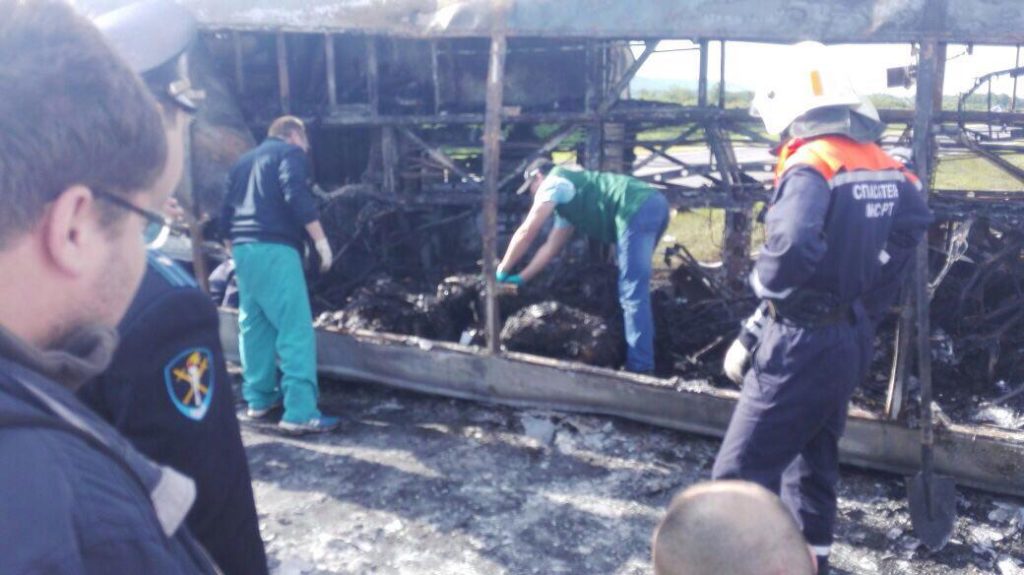 В Татарстане ДТП с участием автобуса унесло жизни 14 человек