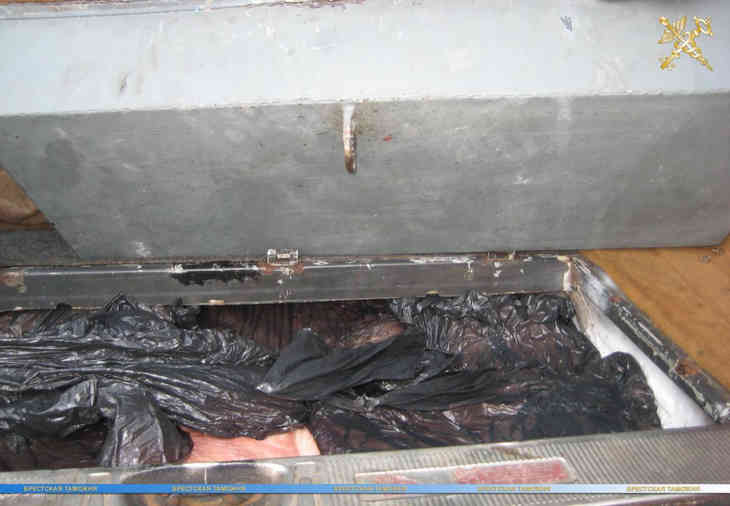 Житель Малоритского района попался на контрабанде центнера сала