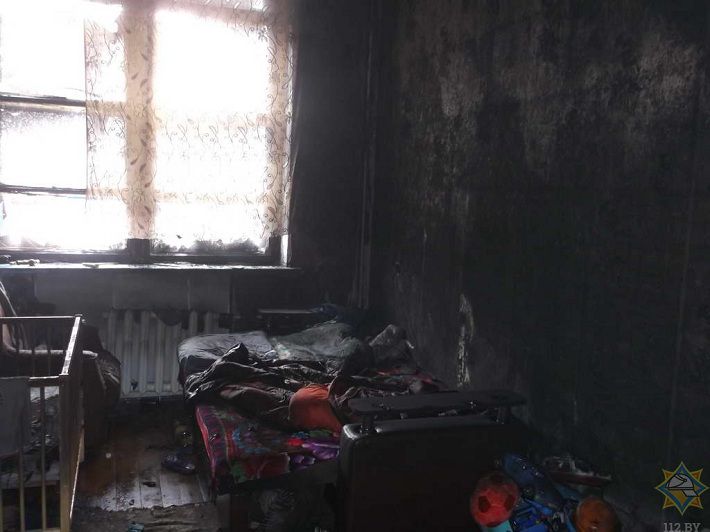 В Мозыре при пожаре в общежитии эвакуировали семь человек