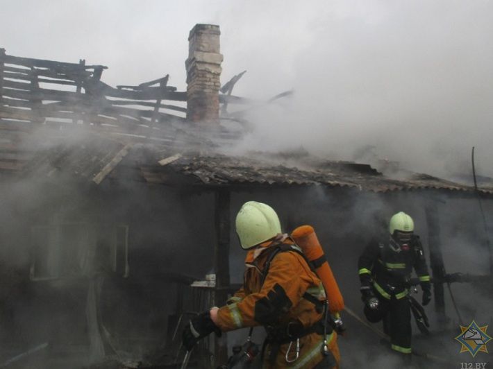 На пожаре в Лидском районе погиб 50-летний мужчина 