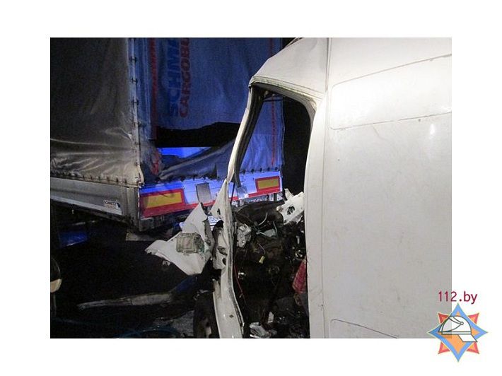 В Оршанском районе столкнулись микроавтобус и грузовик‍