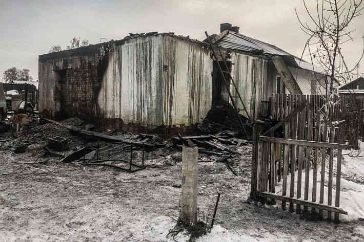 Трагедия в Степном: на пожаре погибли пять малолетних детей