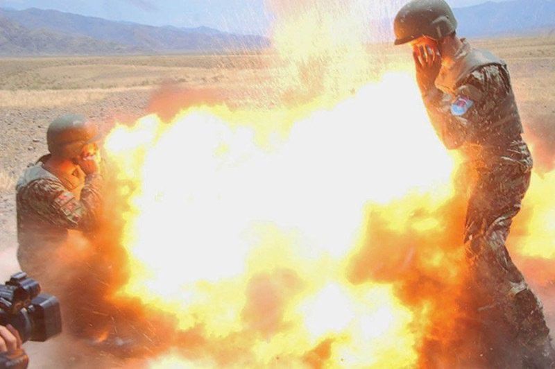 Военный фотограф сняла взрыв за мгновение до своей гибели