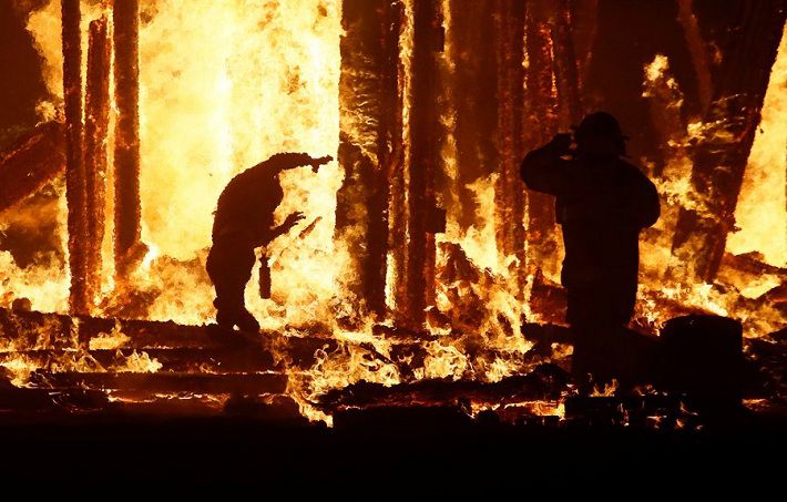 Фотофакт - На фестивале Burning Man в США заживо сгорел человек 