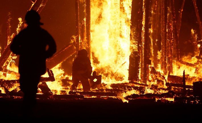 Фотофакт - На фестивале Burning Man в США заживо сгорел человек 