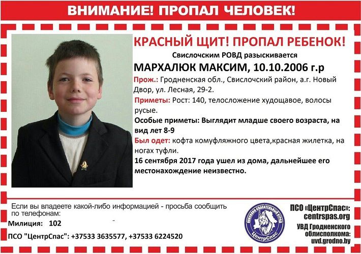 Итоги 18-дневных поисков 10-летнего Максима Мархалюка в Беловежской пуще 