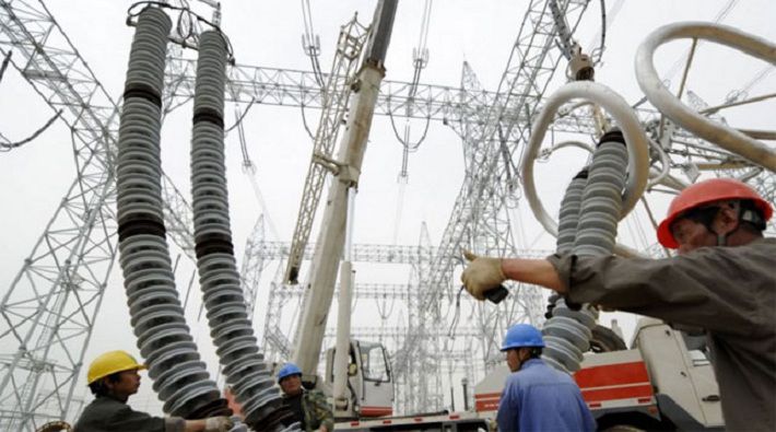 Китай строит самую высокую в мире опору линий электропередачи‍