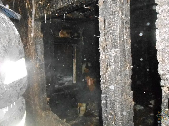Под Могилевом на пожаре погибли два человека 