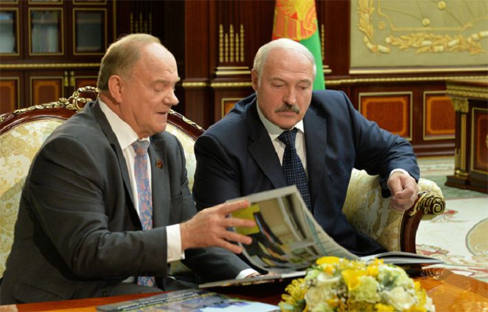 Зюганов похвалил Лукашенко за трансляцию российских каналов в Беларуси