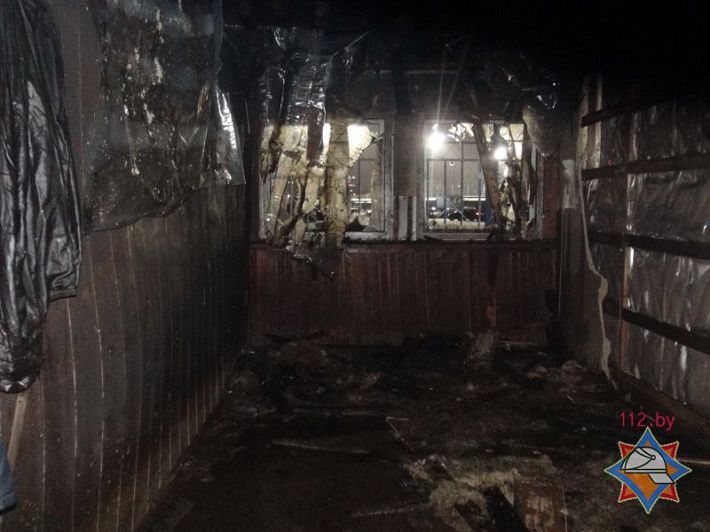 В Минске при пожаре в бытовке погиб мужчина 