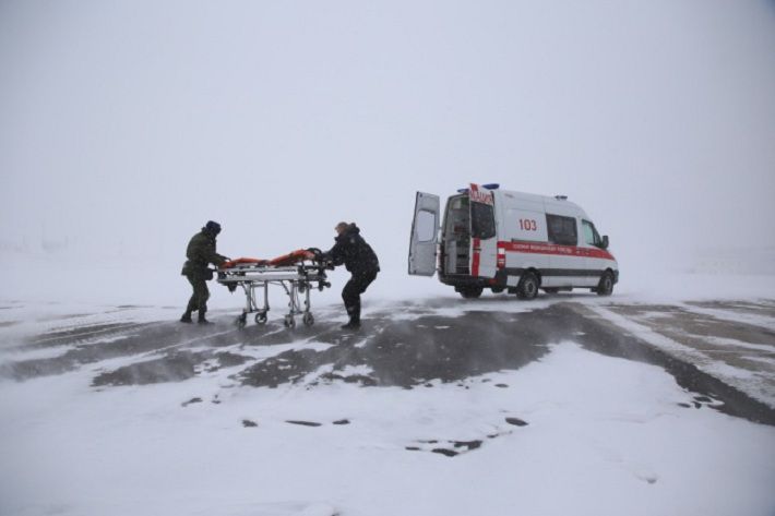 Белорусские военные провели тренировочную эвакуацию вертолетом Ми-8‍