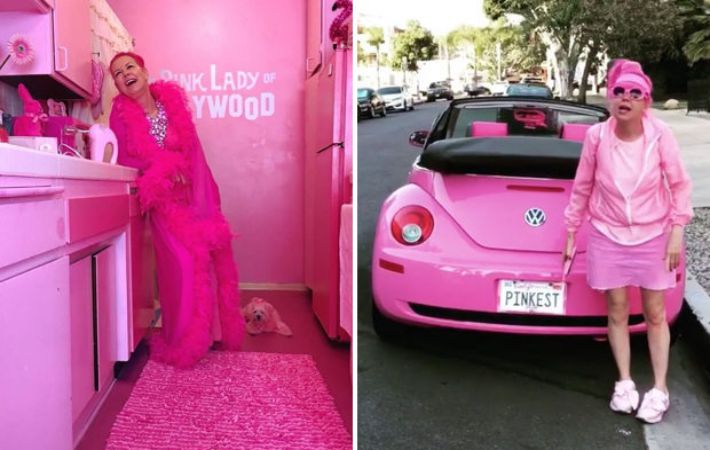 52-летняя дама признана самой розовой персоной в мире