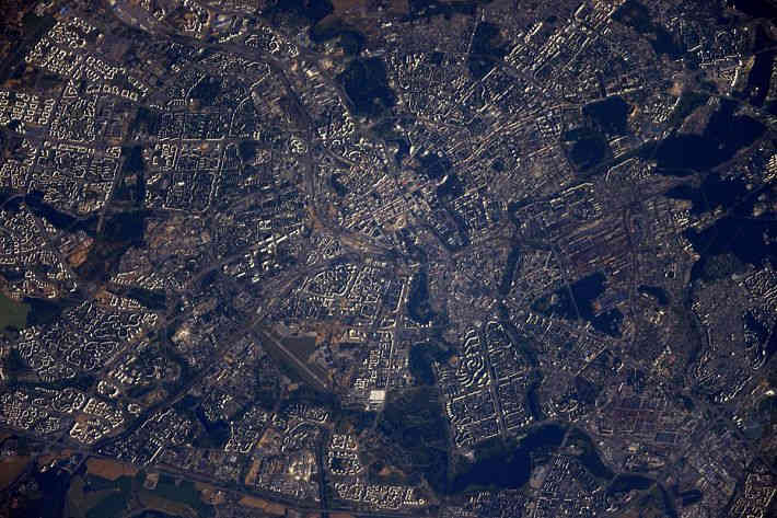 Космонавт МКС сфотографировал Минск из космоса