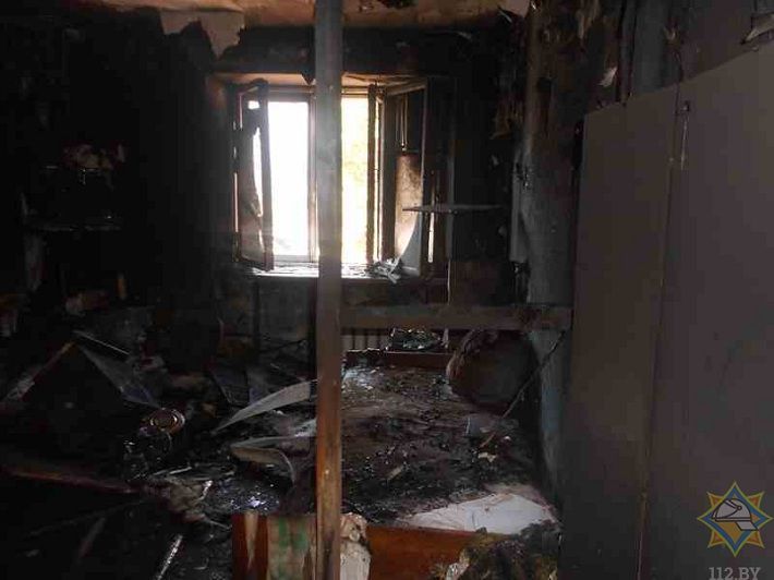 В Поставах из-за пожара в общежитии эвакуированы 20 человек‍