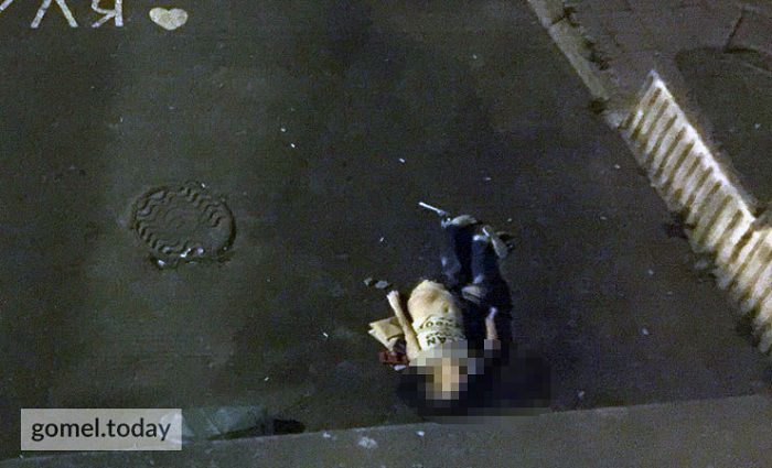 Фотофакт: ночью в Гомеле девушка выпала с 16 этажа (18+)