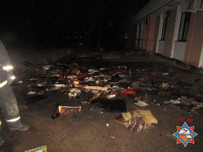 В Витебске произошел пожар в общежитии‍