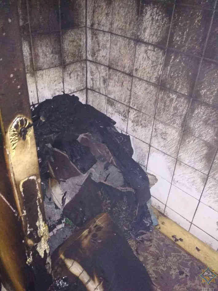 В Минске на пожаре в мусороприёмнике погиб мужчина‍