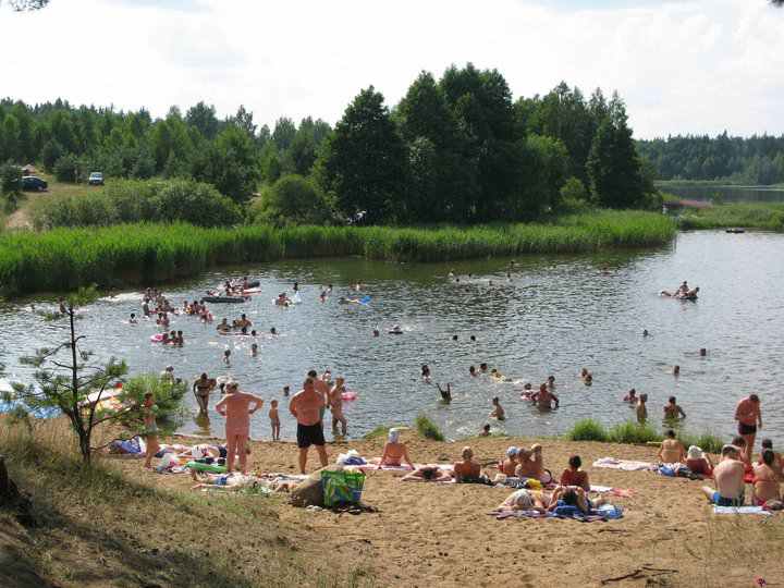 Волга места для купания