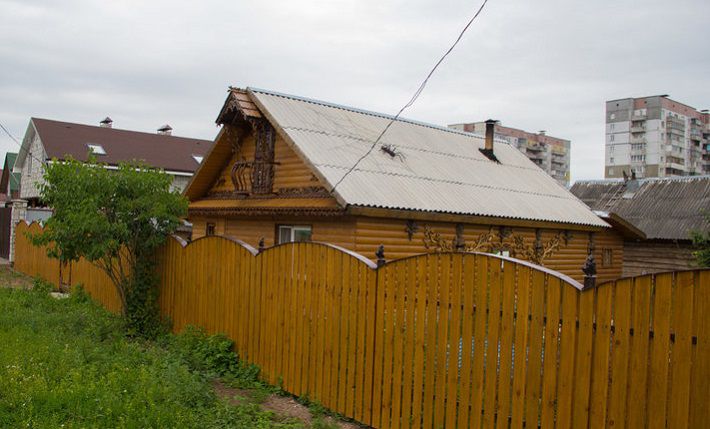 На крыше дома в Витебске замечен гигантский паук