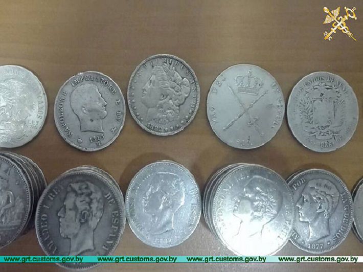 Гродненские таможенники изъяли монеты времен Римской империи