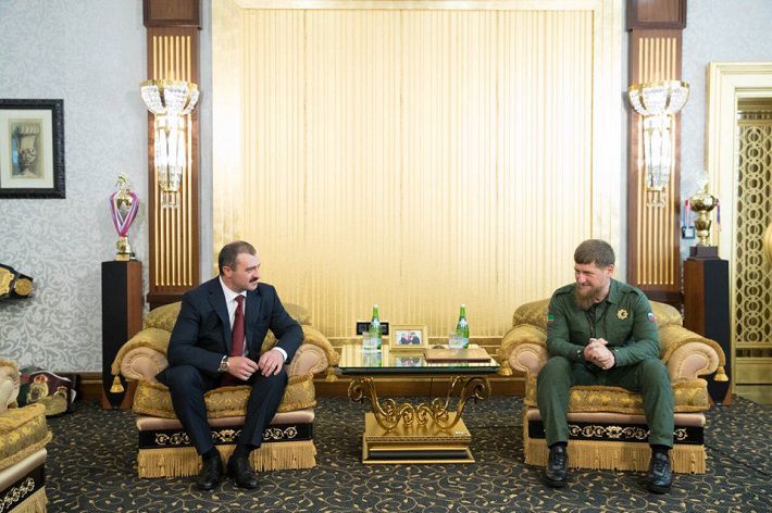 Рамзан Кадыров и Виктор Лукашенко посетили Лебединое озеро‍