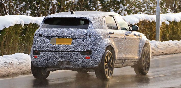 Новый Range Rover Evoque замечен на тестах в Нюрбургринге‍