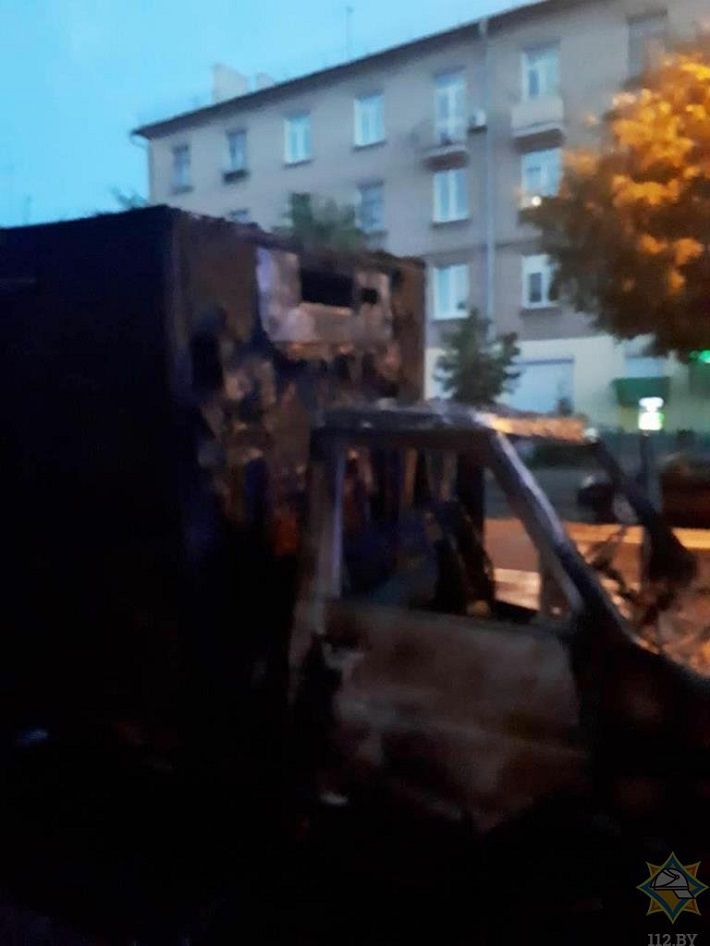Ночью в Минске горел Iveco