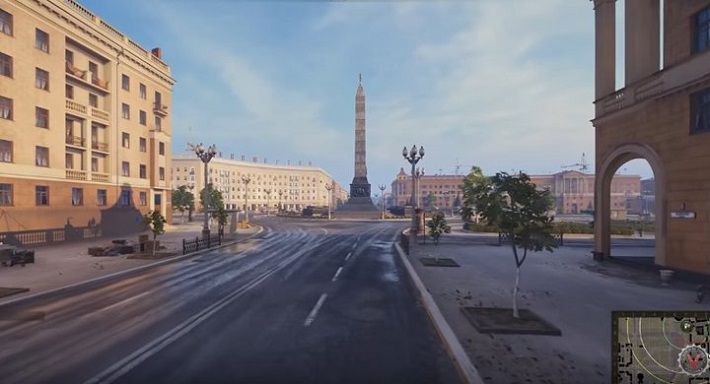 В столичной ратуше показали карту Минска в World of Tanks