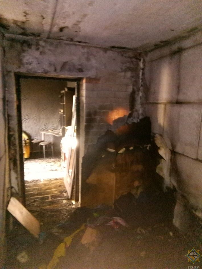 На пожаре в Солигорске спасен 68-летний мужчина