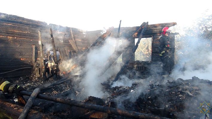 В Минске сгорел частный дом 