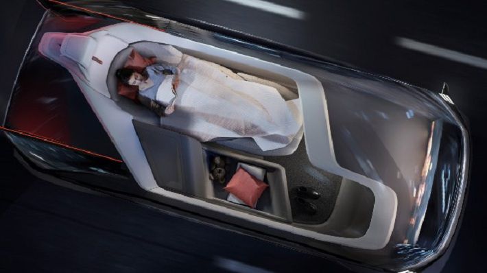 Volvo представила концепт электрического беспилотника 360c‍